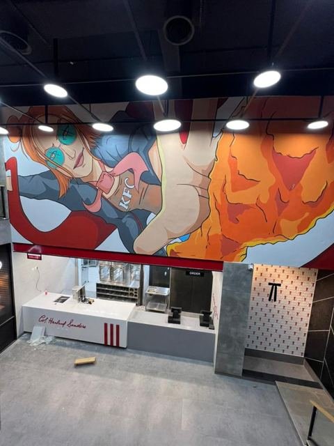 Wall graffiti project by Premium Publicity & Activation
